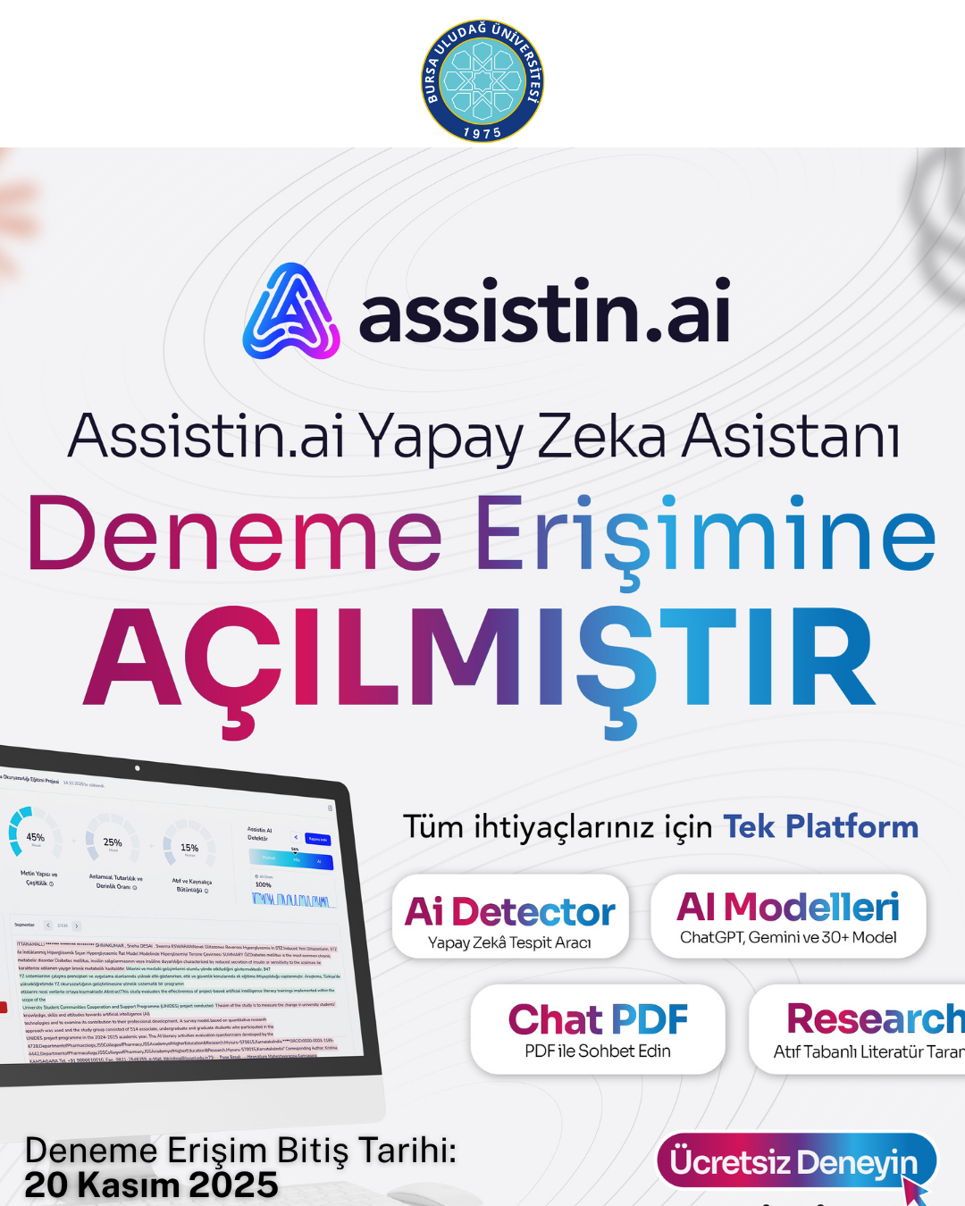  Asistin ai haber